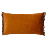 Tilly Velvet Reversible Cushion Rust/Mink