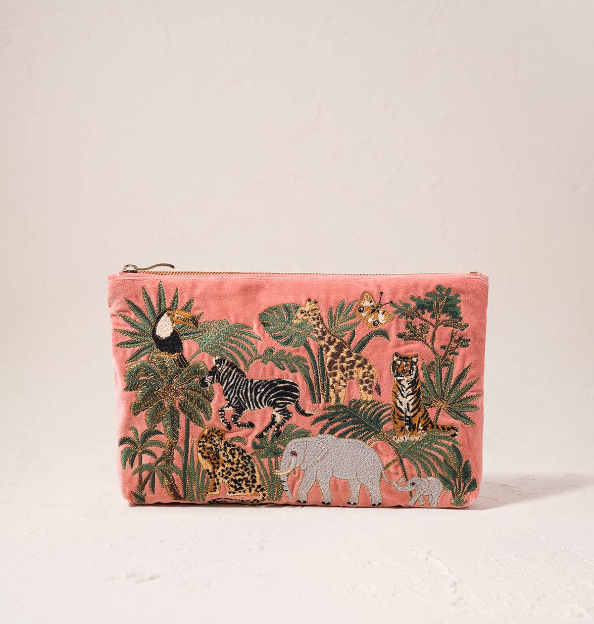 Elizabeth Scarlett | World Wildlife | Everyday Pouch | Coral