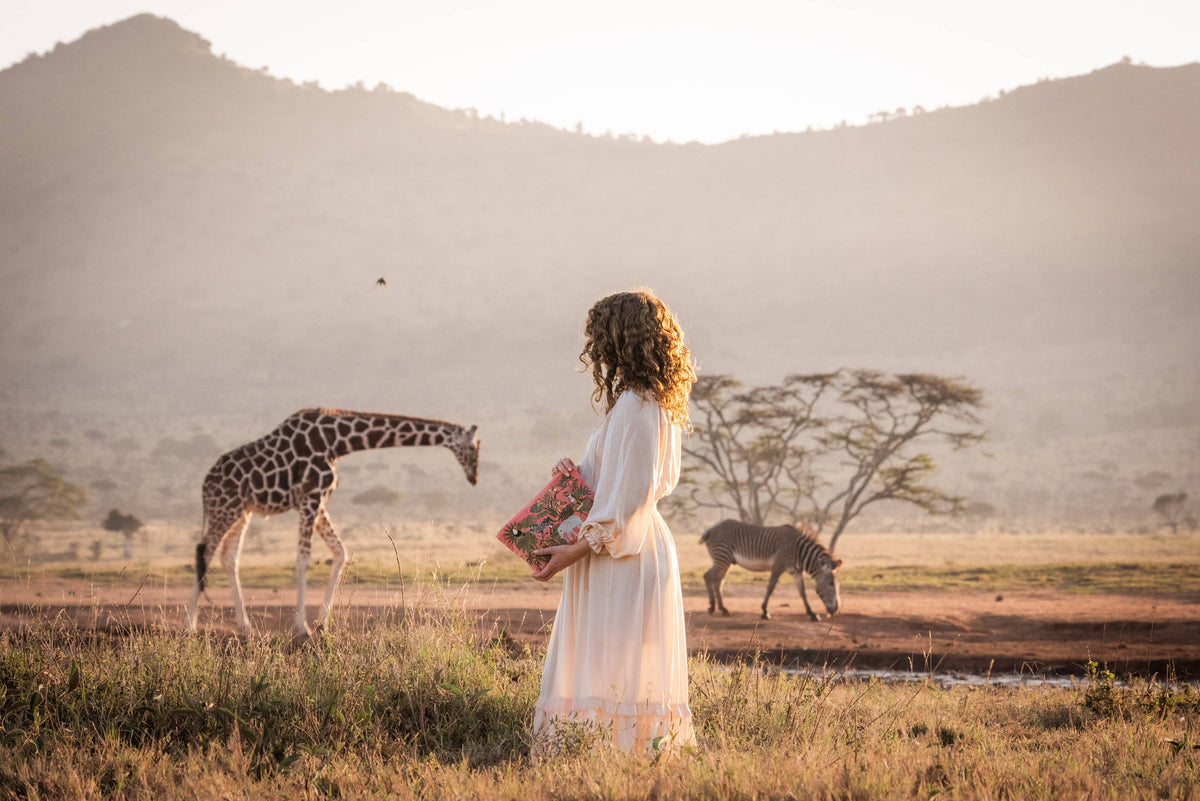Elizabeth Scarlett | World Wildlife | Everyday Pouch | Coral