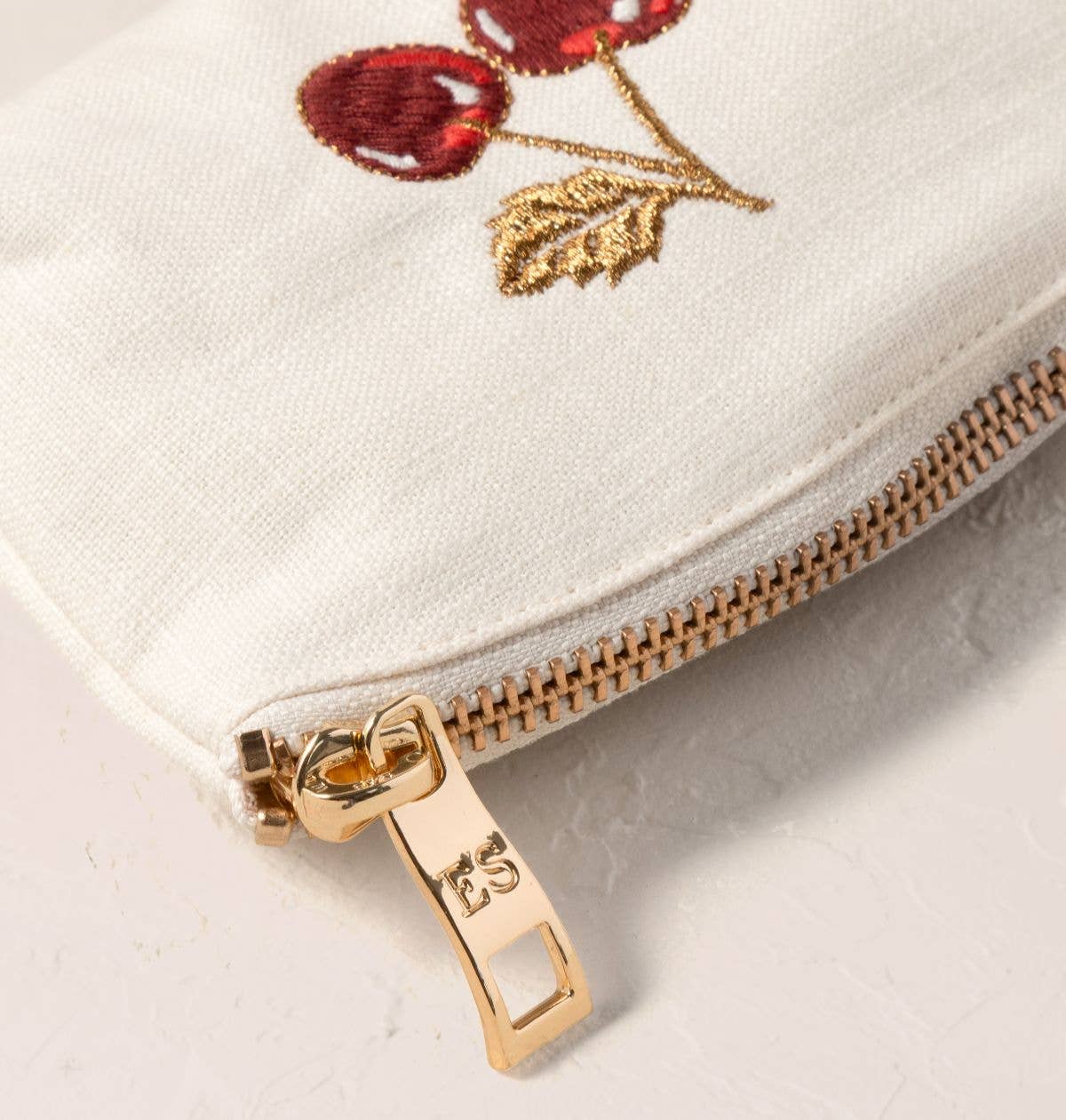 Elizabeth Scarlett | Cherries | Coin Purse | Cream
