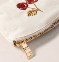 Elizabeth Scarlett | Cherries | Coin Purse | Cream