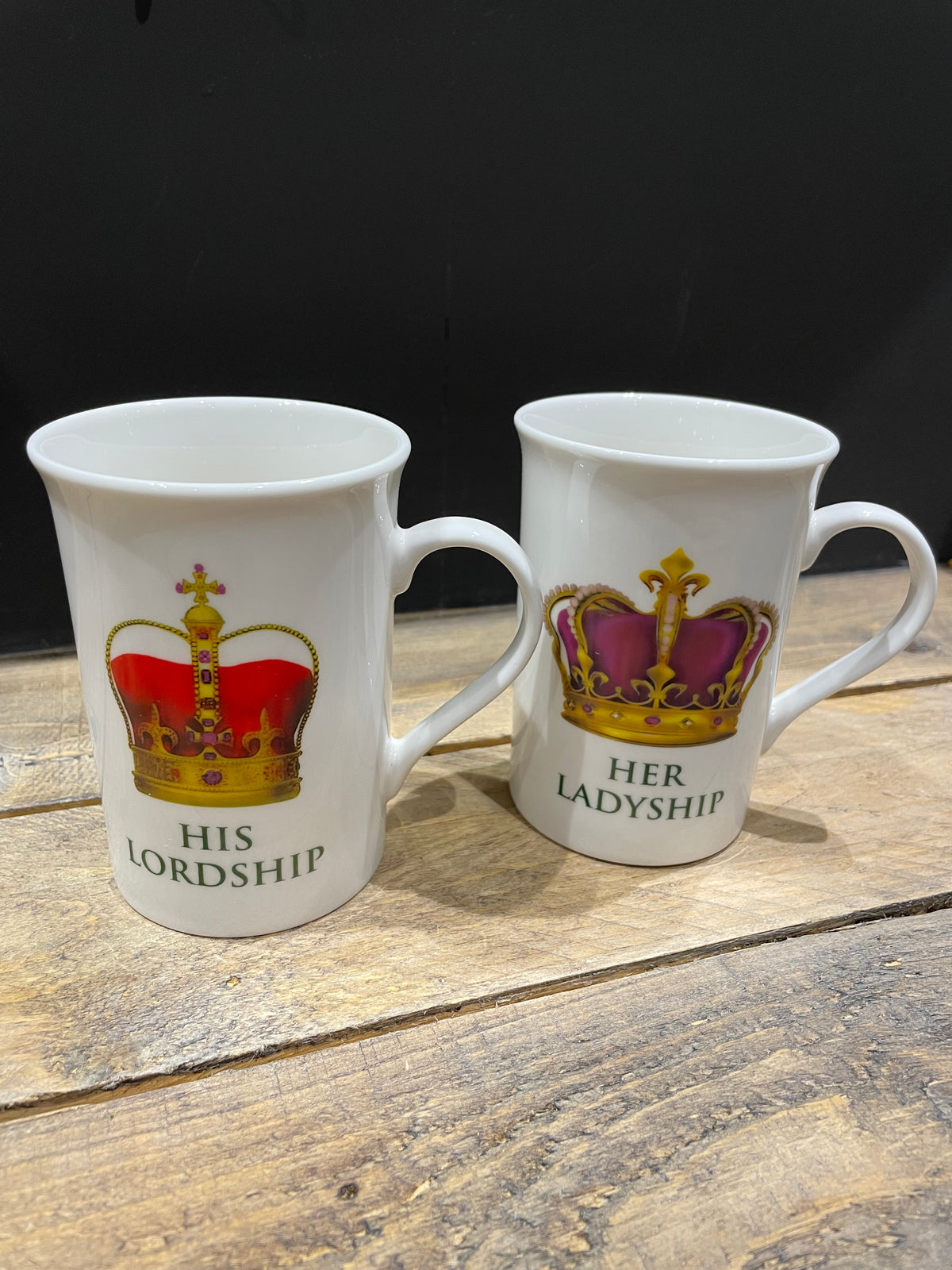 His Lordship & Ladyship China Mug Twin Set