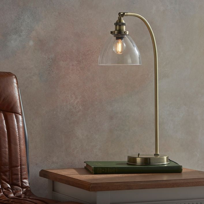 Hampton Table Lamp | Antique Brass