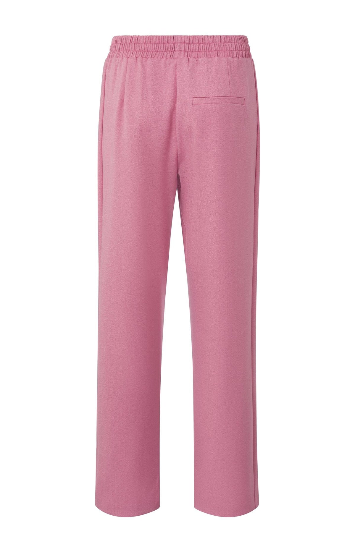YaYa | Woven Trousers | Wide Leg | Elasticated Waist | Morning Glory Pink